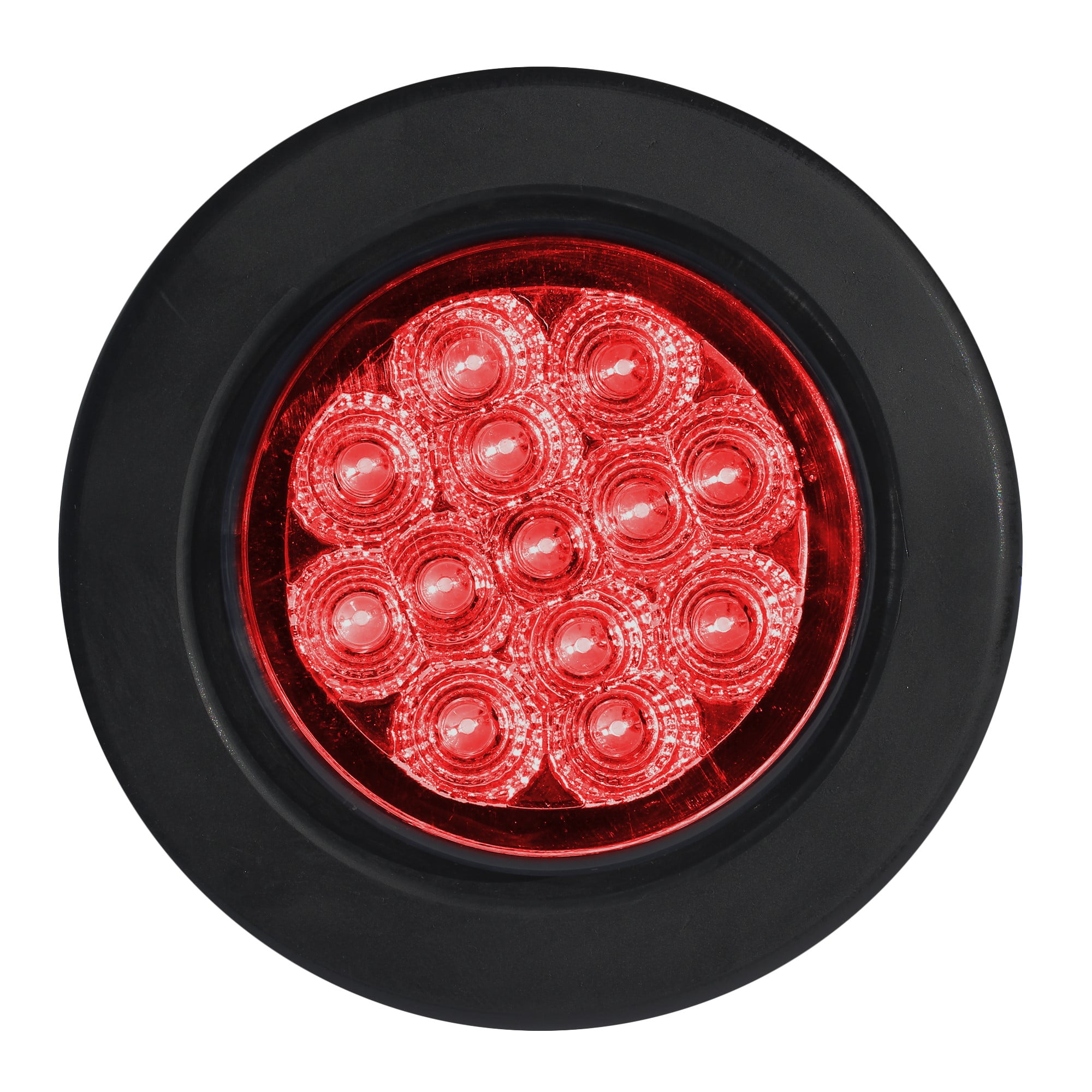 Stark - Foco Trocha Led 2 1/2 Pulg Rojo 12 Y 24 Volts