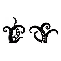 Rienda Libre Graphics - Decomural Octopus Tentacles Under The Sea Bathroom Ws-40798