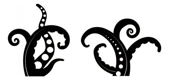 Rienda Libre Graphics - Decomural Octopus Tentacles Under The Sea Bathroom Ws-40798