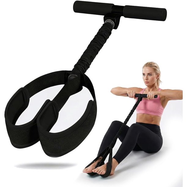 Banda resistencia pedal duradera entrenamiento cuerpo completo core abdominales piernas glúteos hogar