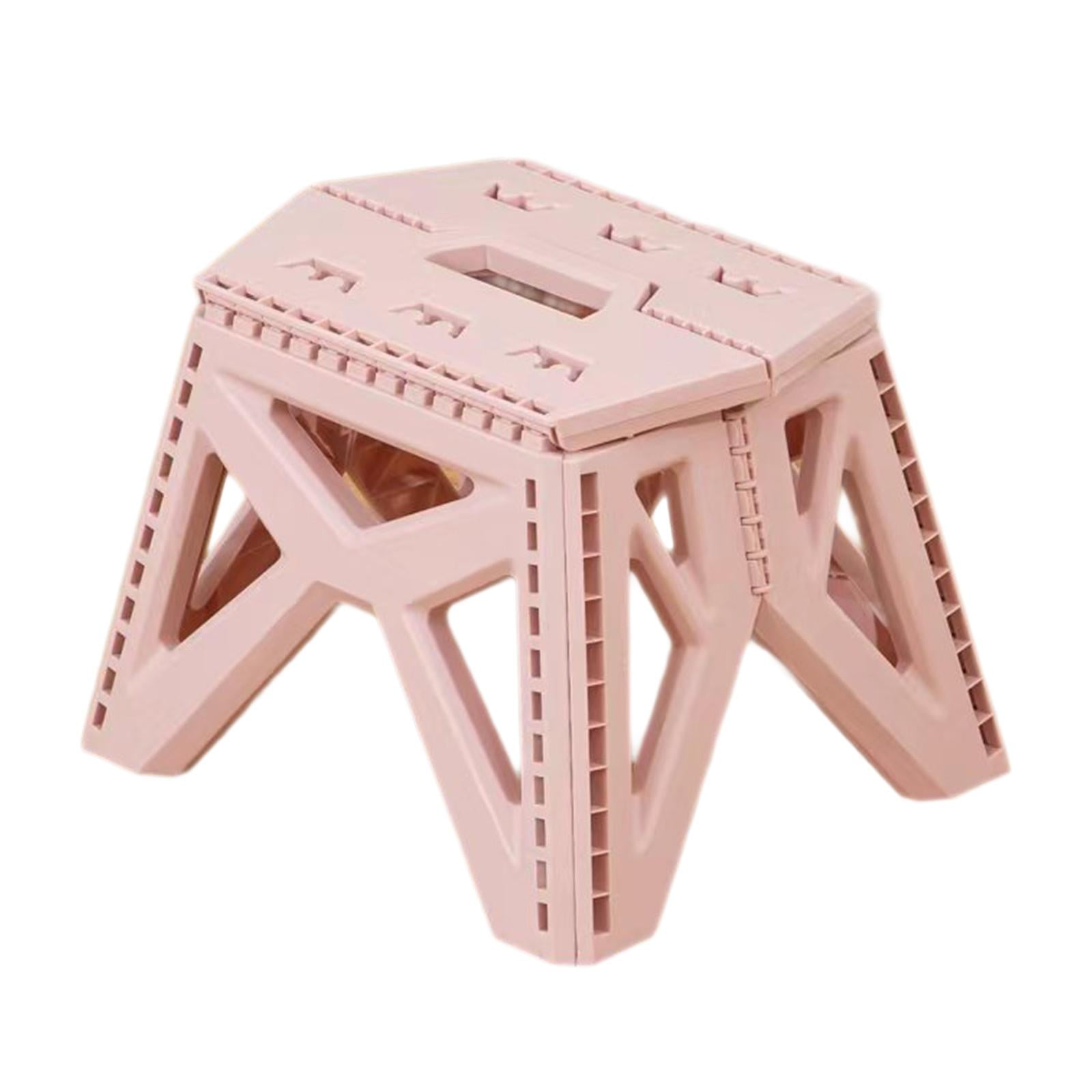 Ioensy - Taburete Para Acampar, Asiento, Taburete, Taburete Para Exteriores, Para Picnic, Interior, Hogar, Rosa