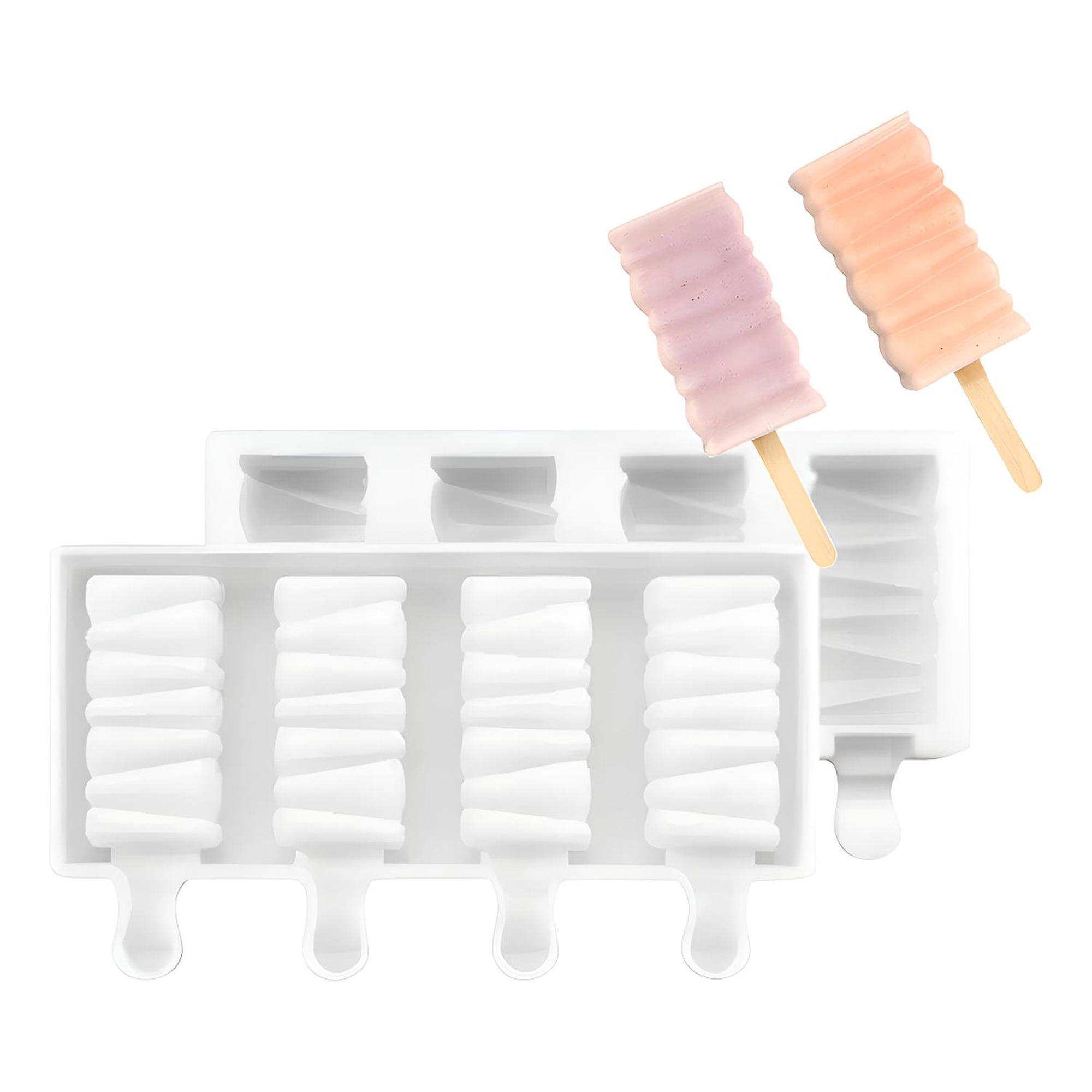 Pasteleriuscl - Pack X2 Moldes De Silicona Para Helados Molde Helado Pale419 Molde Silicona Reposteria Molde Helado