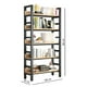thumbnail image 2 of Estante Vitrina Biblioteca 5 Niveles Con Repisa 120x30x182, 2 of 3