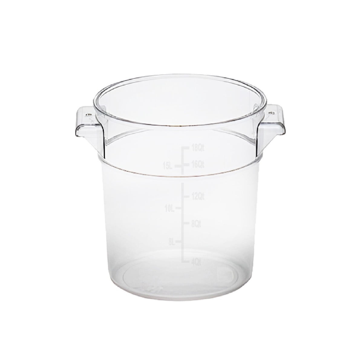 Gastroplast - Recipiente Policarbonato Redondo 17 Litros Sin Tapa