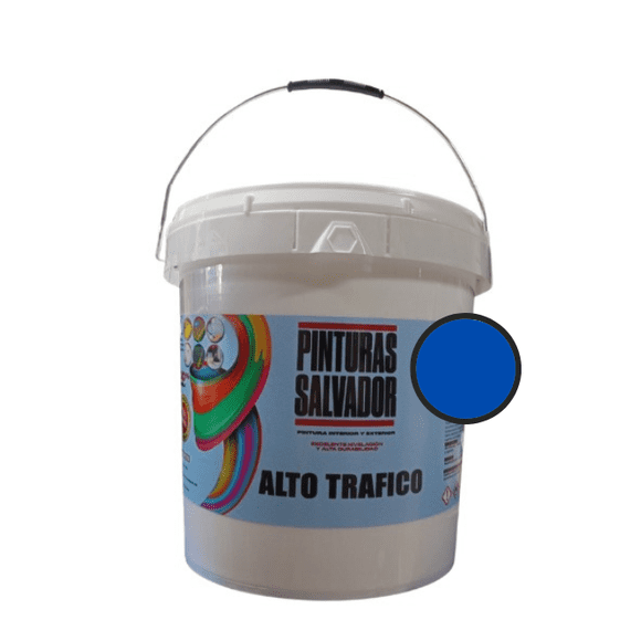 Galón alto trafico azul 4lt