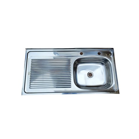 Cubierta Lavaplatos Sobreponer 100Cm + Sif/Des Izquierdo