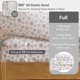 thumbnail image 5 of Juego de sábanas completo de algodón 4 piezas Sleep Philosophy – sábana ajustable, 5 of 9