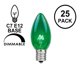 thumbnail image 2 of Bombilla Novelty Lights C7, 5 W, 120 V, verde, paquete de 25, 2 of 7
