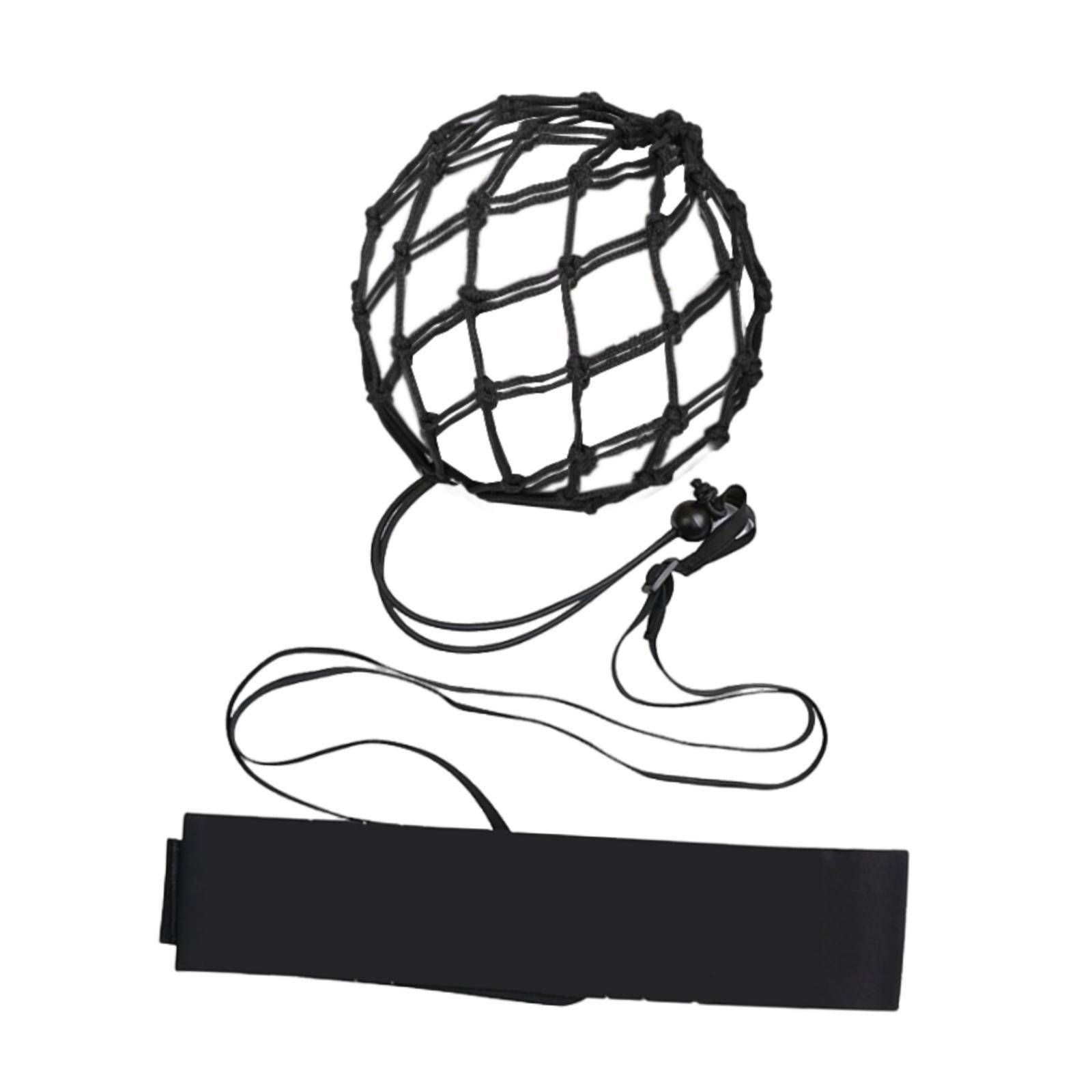 Ioensy - Red De Entrenamiento De Balón De Fútbol, Entrenador De Patadas De Fútbol Para Entusiastas, Interior Y Exterior, Color Negro