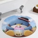 thumbnail image 5 of Alfombra Redonda Desmarcar Tuxedo Sam 60cm, 5 of 6