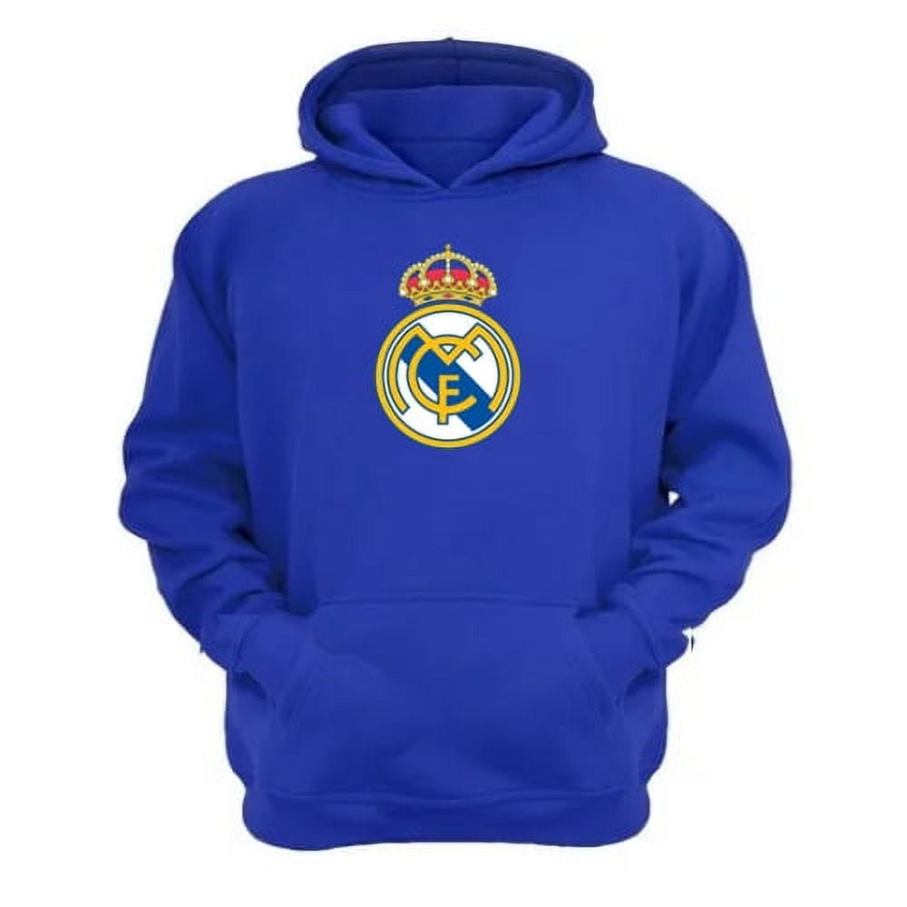 Genérico - Polerón Canguro Real Madrid Azul Talla M Unisex