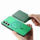 thumbnail image 3 of Funda de Cuero Magnética con Tarjetero para Samsung Galaxy S24 Plus Cubierta Delgada Verde, 3 of 5