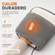 thumbnail image 5 of Calentador eléctrico USB para pies, cojín térmico de felpa gris, 5 of 8