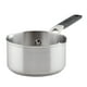 thumbnail image 1 of Cacerola KitchenAid de acero inoxidable cepillado de 1 litro con caños, 1 of 3