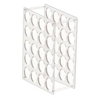 Magideal - Estante De Almacenamiento De Vinilo, Portarrollos De Vinilo, Acrílico Transparente, Reutilizable, Ahorro De Espacio, Organizador De Almacenamiento De