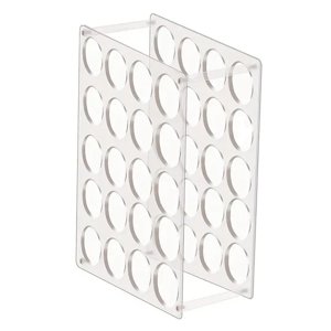 Magideal - Estante De Almacenamiento De Vinilo, Portarrollos De Vinilo, Acrílico Transparente, Reutilizable, Ahorro De Espacio, Organizador De Almacenamiento De