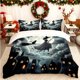 thumbnail image 1 of Halloween Witches Magic Night Printed Duvet Cover Set Soft Duvet Cover + 2 Pillowcases All-Season Use Ideal for Home Bedroom and Guest Room Perfect Gift for Hol, 1 of 1