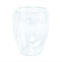 Mc Group - Vaso De Vidrio Transparente Doble Pared – 350 Ml