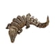 thumbnail image 3 of Estatuilla De Cocodrilo, Regalo, Simulación De Cocodrilo, Modelo De Juguete Para Patio, Escritorio, Oficina, Bronce, 3 of 5