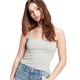 thumbnail image 1 of Camiseta Ajustada para Mujer GAP en Gris Claro Jaspeado, 1 of 4