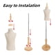 thumbnail image 4 of Vestido ajustable Mannequin EaseHome para niños de 8 a 9 años, 4 of 7
