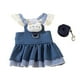 thumbnail image 2 of Vestido Para Perro, Divertido Arnés Y Correa Para Perros Pequeños, Accesorios Para Fotos, Falda Para Cachorro, XXL, 2 of 3