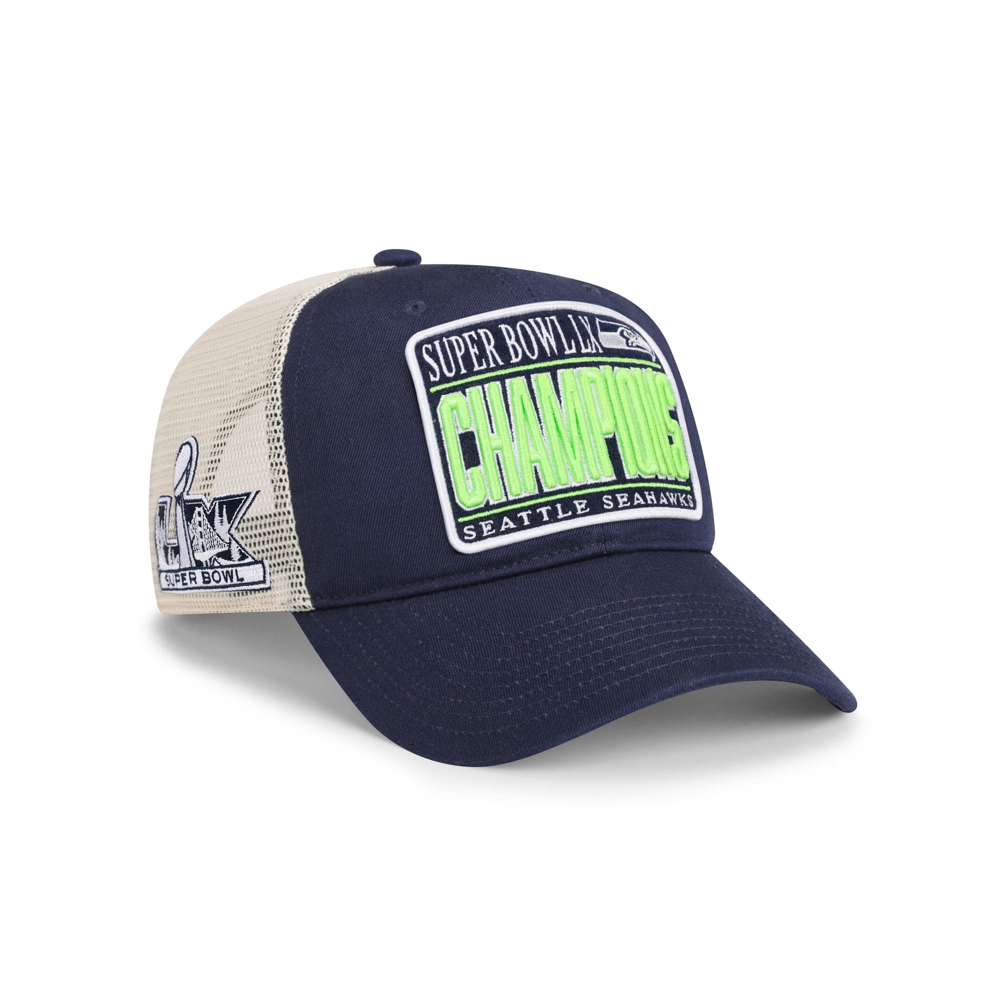 Gorra Foco Seattle Seahawks Nfl Super Bowl 60 Champions Trucker