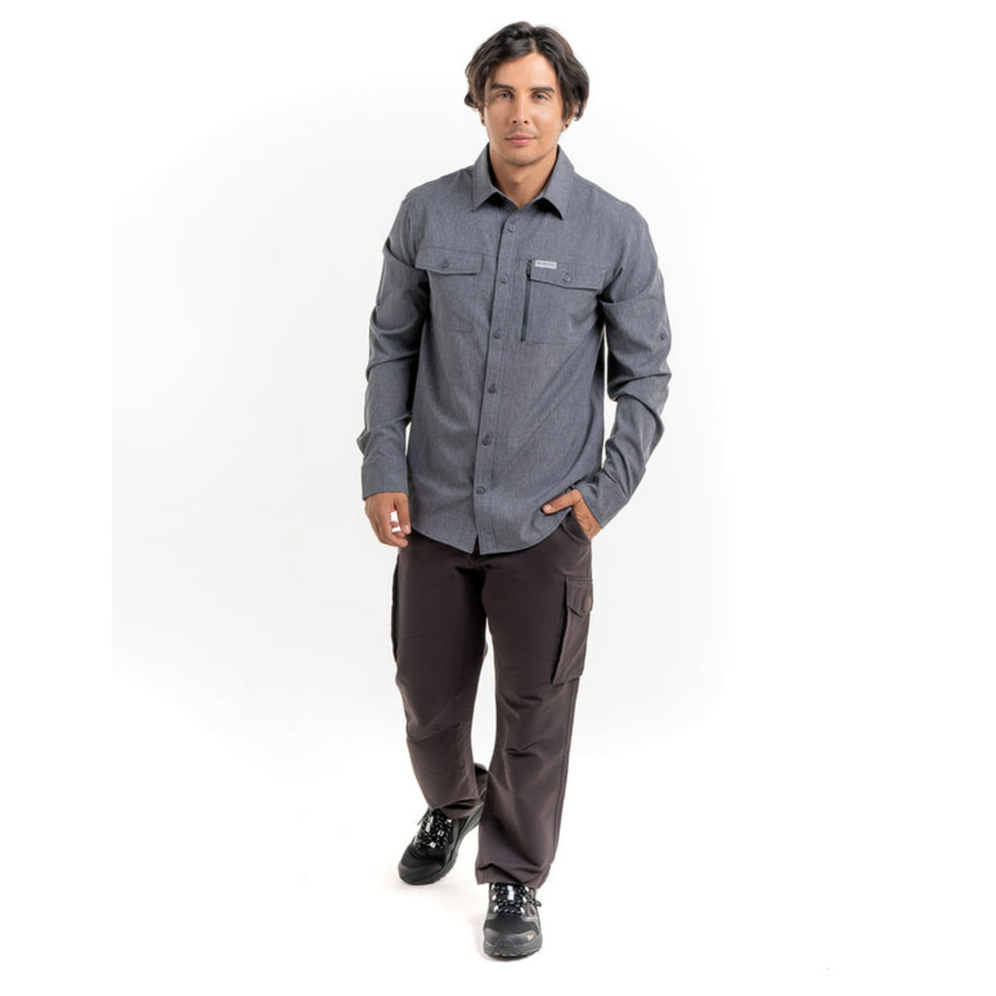 Camisa Hombre Gandoca Gris L