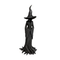 Magideal - Estatua De Bruja De Halloween, Figura De Bruja, Figura Decorativa Coleccionable De Pie, Escultura Para El Hogar, La Oficina Y La Decoración De