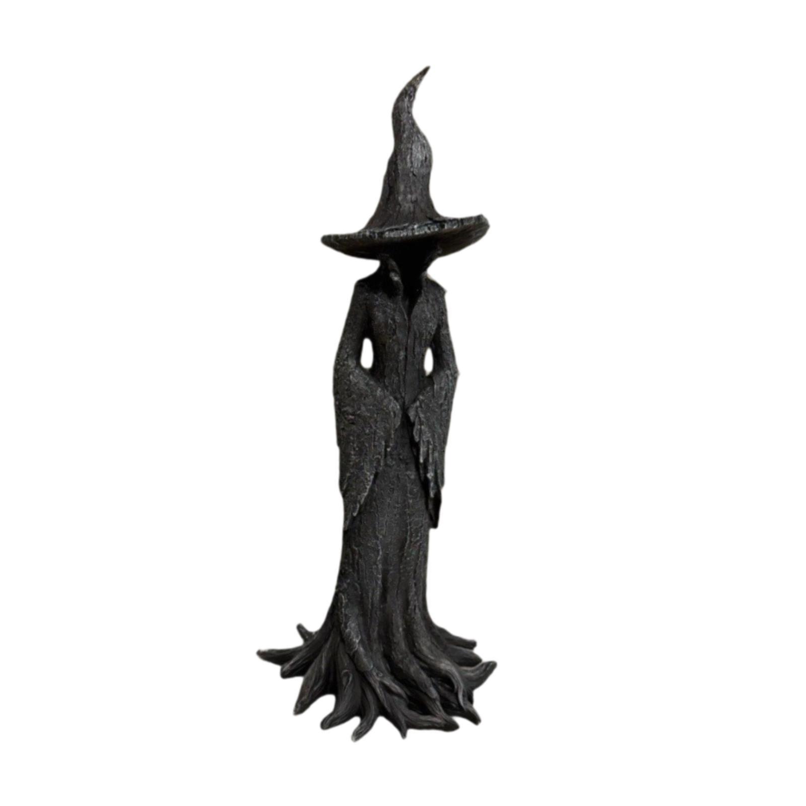 Magideal - Estatua De Bruja De Halloween, Figura De Bruja, Figura Decorativa Coleccionable De Pie, Escultura Para El Hogar, La Oficina Y La Decoración De
