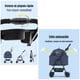 thumbnail image 3 of Coche Para Mascotas Plegable 2 En 1 Paws Rosado LuBabycas, 3 of 8