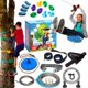 thumbnail image 1 of Kit de tirolesa Hyponix Zip Lines de 200 pies para niños y adultos, 1 of 7