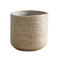 Ioensy - Cesta Tejida Para Maceteros, Cesta De Flores Para Interior Y Exterior, Sala De Estar Mediana