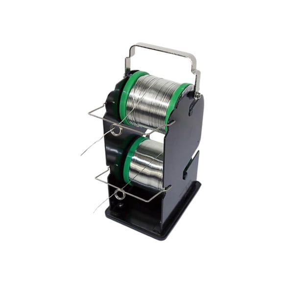 Soporte para carrete de soldadura Hakko 611-2 doble, negro, capacidad de 1 kg