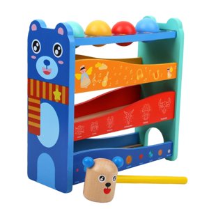 Bothyi - Bola De Madera Racer Ramp Track Set Para Juguetes Preescolares Ejercicio Regalos De Cumpleaños