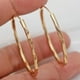 thumbnail image 2 of 18K Gold Plated Earrings: Make a Statement with Simple, Big Circle Hoops, 2 of 4