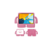 thumbnail image 5 of Carcasa Niños Anti Golpe Ev Para Tablet Samsung A9 Plus Rosado, 5 of 5