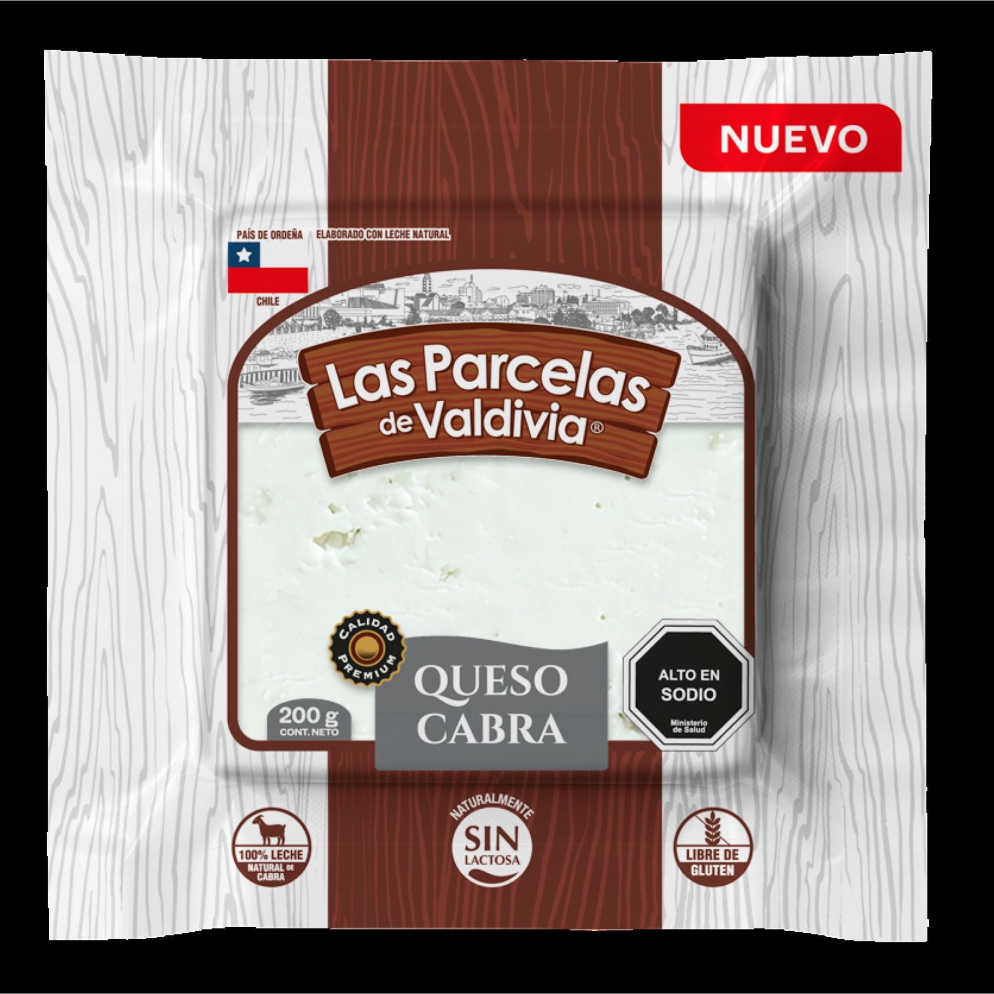 Queso Cabra Las Parcelas De Valdivia Bolsa