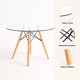 thumbnail image 5 of Mesa de Comedor Eames 100cm redonda vidrio, 5 of 7