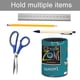 thumbnail image 5 of ChalkZone-theme Cylinder Pen Holder Pencil Organizer with Flannel Lining PVC Leather Material Cardboard Base for study work 10*8CM, 5 of 6