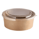 thumbnail image 1 of Bowl kraft 1300 ML con tapa ecológico 20 unidades, 1 of 3