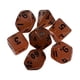thumbnail image 1 of 7 Uds Dados Poliédricos Brillantes D4-d20 Dados De Varios Lados Para Juego De Rol Naranja, 1 of 3
