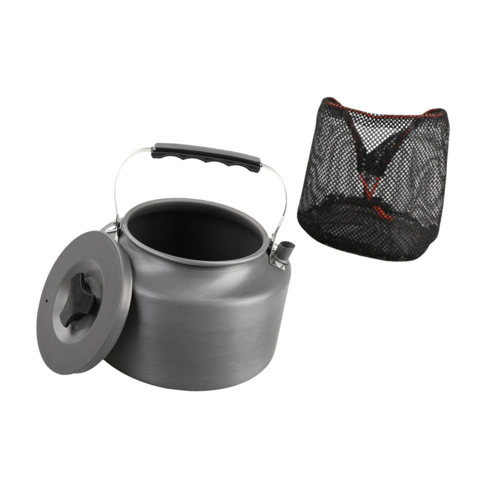 Ioensy - Hervidor De Agua Para Acampar, Tetera Portátil De 2L Para Senderismo, Montañismo Al Aire Libre