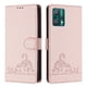 thumbnail image 1 of Funda tipo cartera FOXDOCK para Motorola Edge Plus 2023 con soporte, ranuras, RFID, diseño de gato, 1 of 5