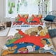 thumbnail image 2 of Fat Albert y los Niños Cosby Conjunto de sábanas temático, trío de piezas, cómodo y amigable con la piel, diseño único, regalo de decoración para el hogar para familiares, amigos y fans,135cm *200cm, 2 of 6