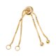 thumbnail image 2 of Cadena extensora ajustable s925 para el collar pulsera joyería de oro, 2 of 5