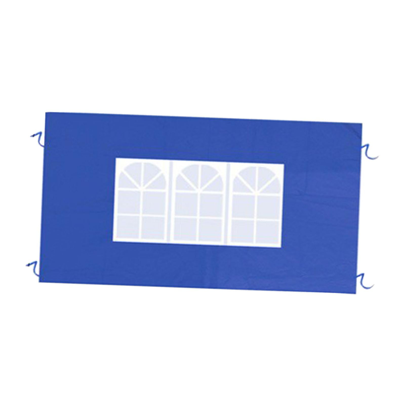 Magideal - Panel Lateral De Pared Lateral De Tienda De Campaña Portátil, Reemplazable, Extraíble Con Ventana, Parasol Para Cenador, Lona, Sombra, Camping En El Azul