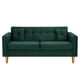 thumbnail image 1 of Sofa New Retro 3c Felpa 01 Verde Botella, 1 of 6