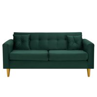 Bodevir - Sofa New Retro 3C Felpa 01 Verde Botella