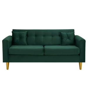 Bodevir - Sofa New Retro 3C Felpa 01 Verde Botella